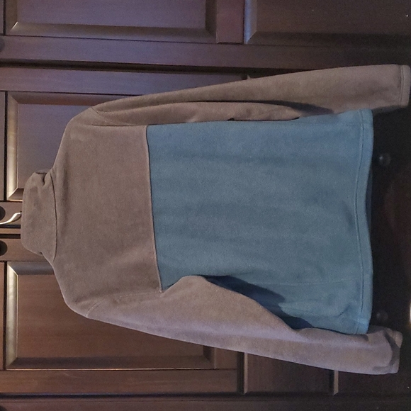 Columbia Men's Full-Zip Fleece Jacket - Grey / Blue - Medium - Picture 4 of 4